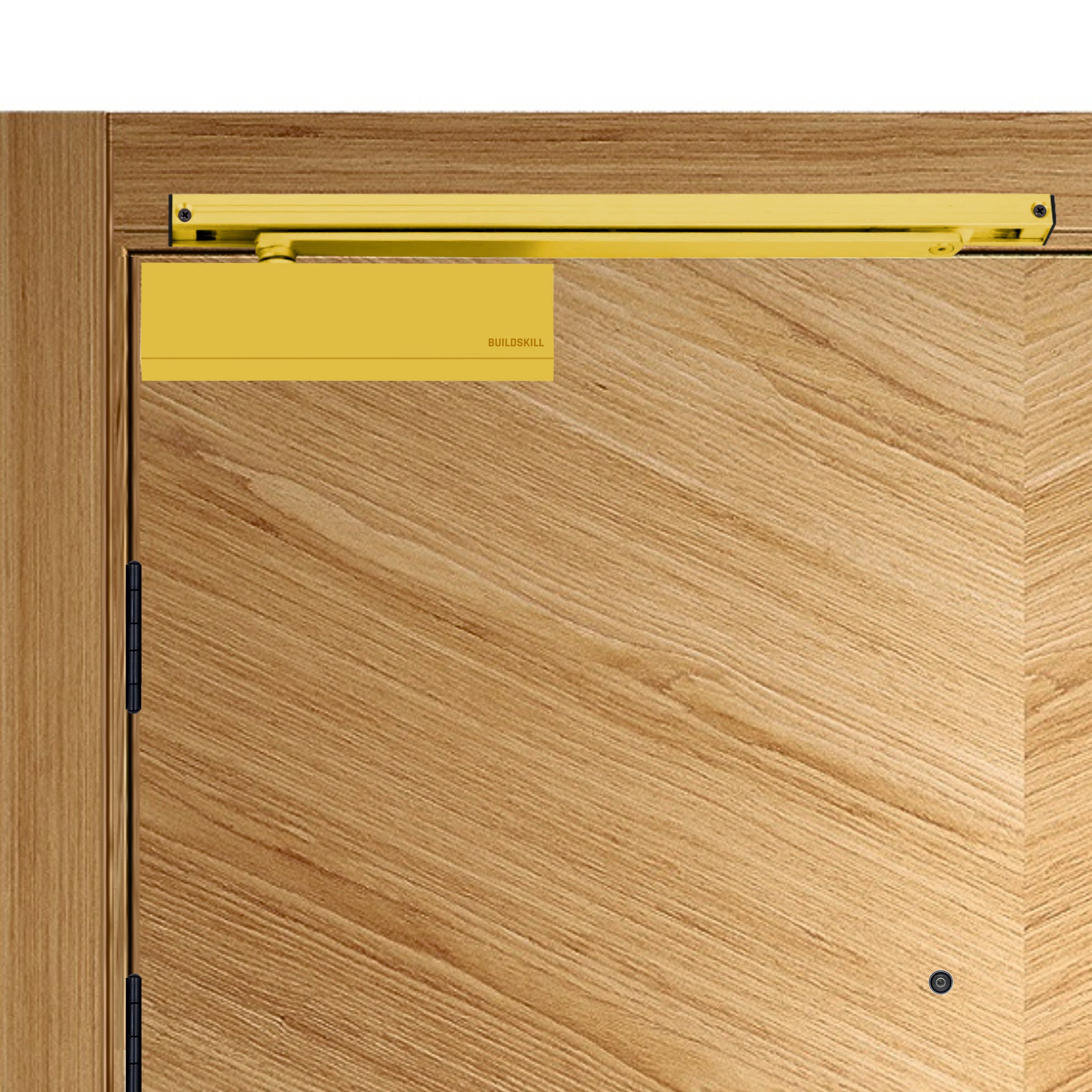Buildskill Square Door Closer with Cover - Load Capacity 85kg