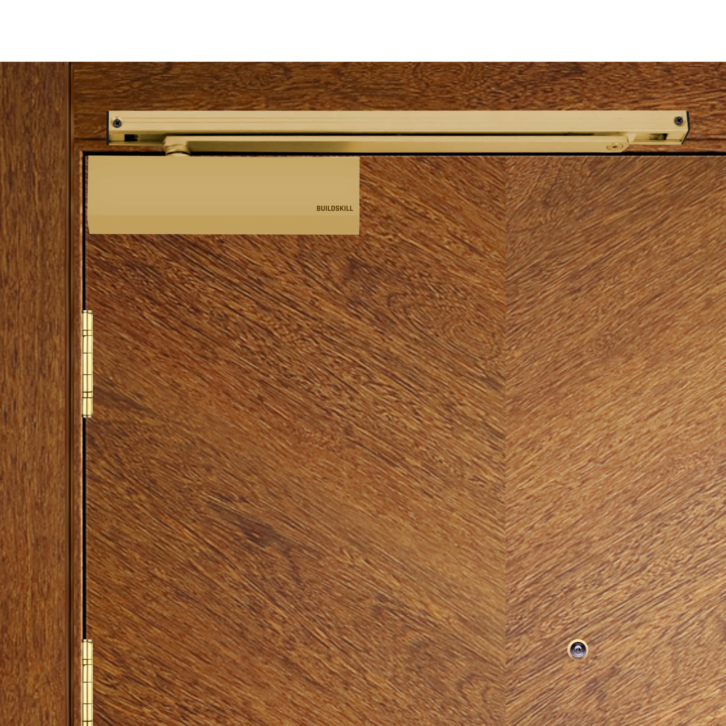 Buildskill Square Door Closer with Cover - Load Capacity 85kg