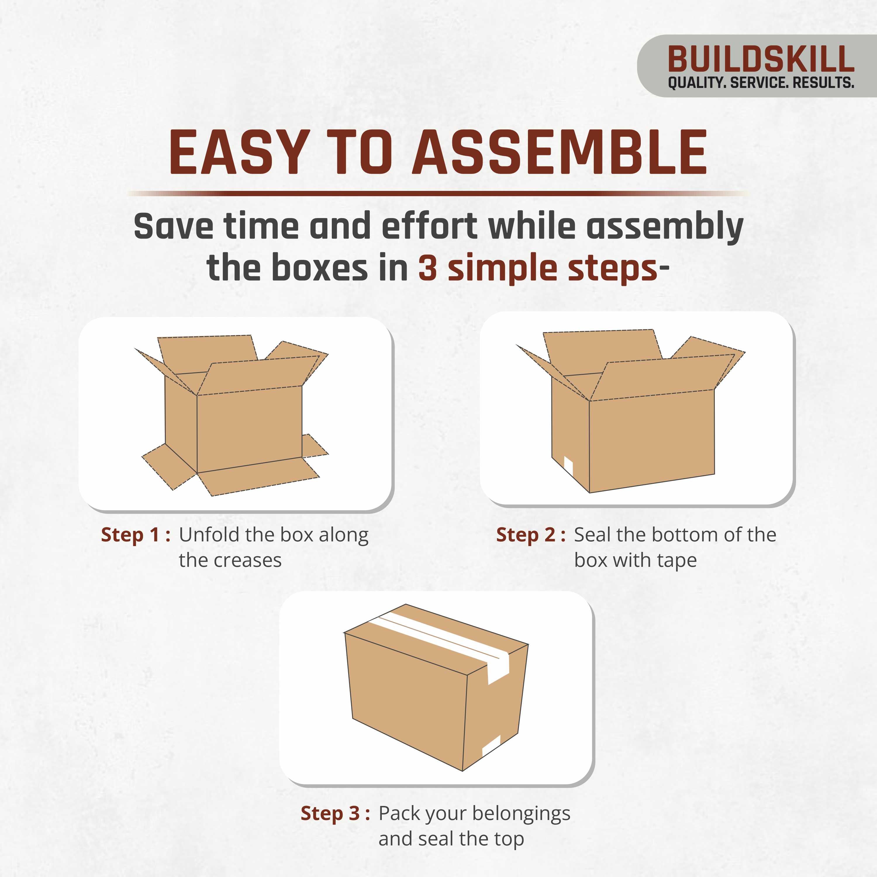 Buildskill 5 Ply Corrugated Box (Large)