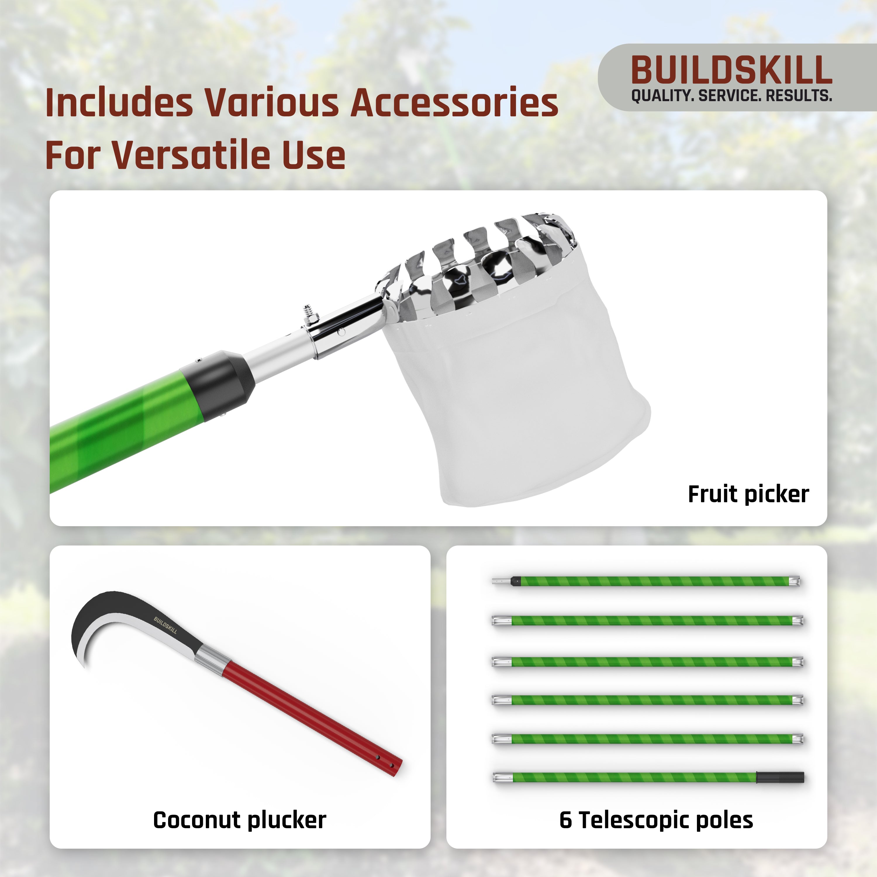 Telescopic Plucker Combo 8-24 feet