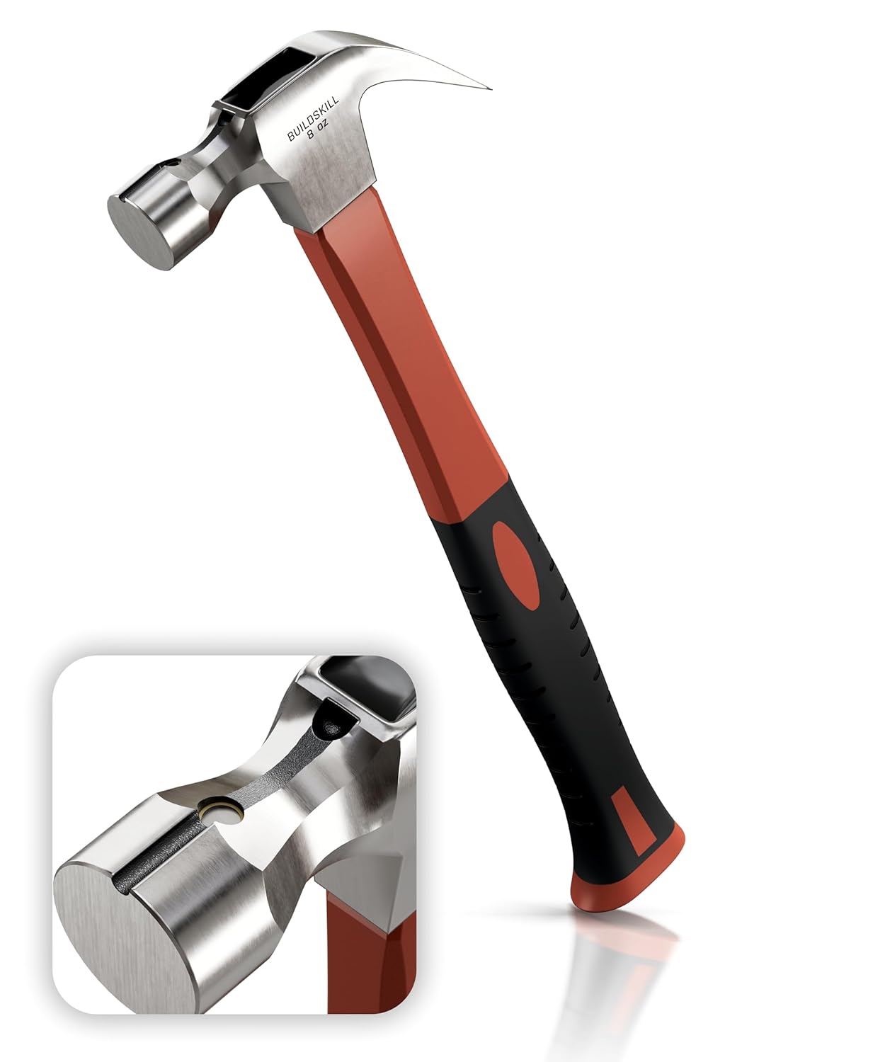 Buildskill Fiberglass 8OZ Hammer – Durable and Lightweight