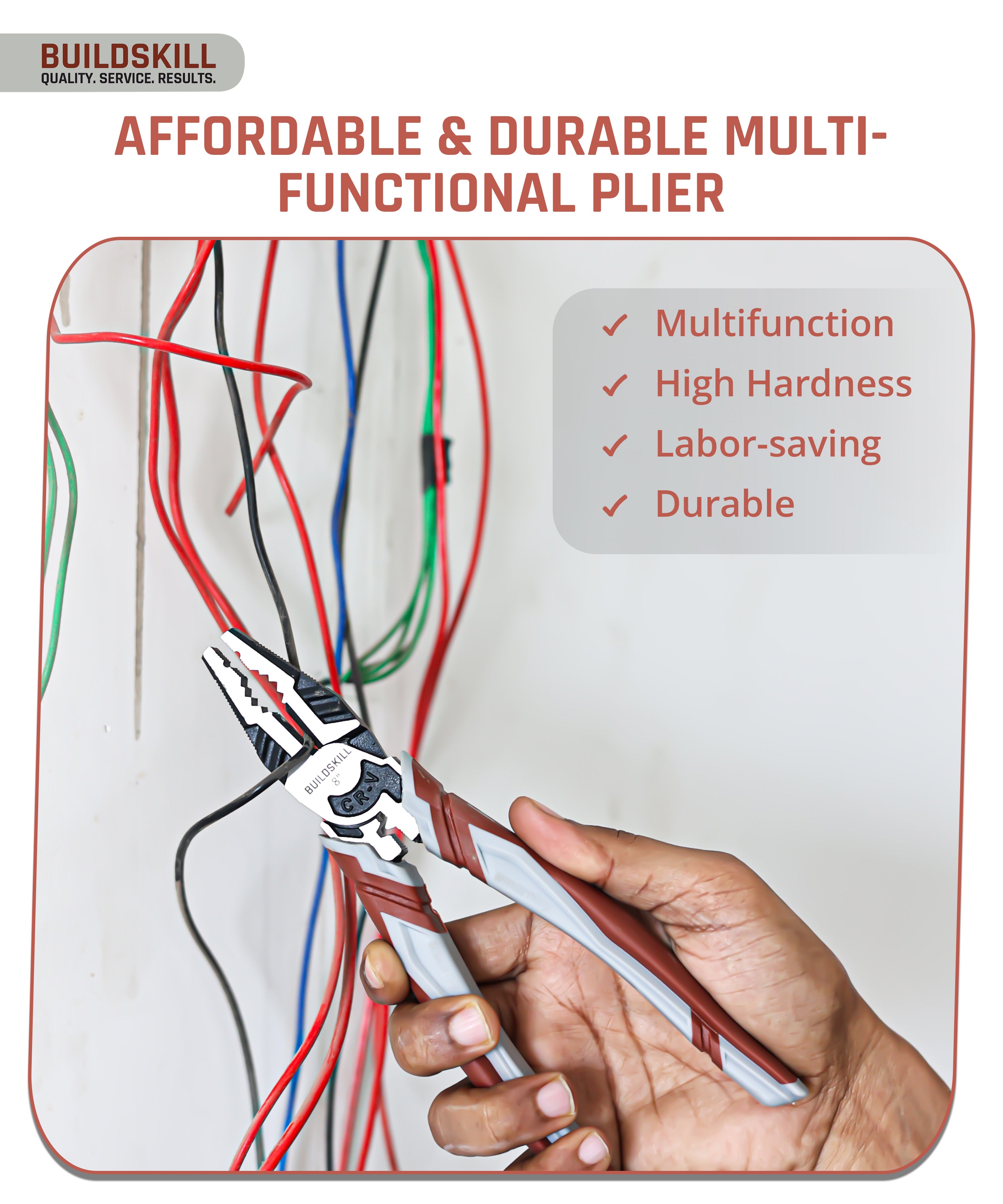 Buildskill 6 Inches Combination Plier