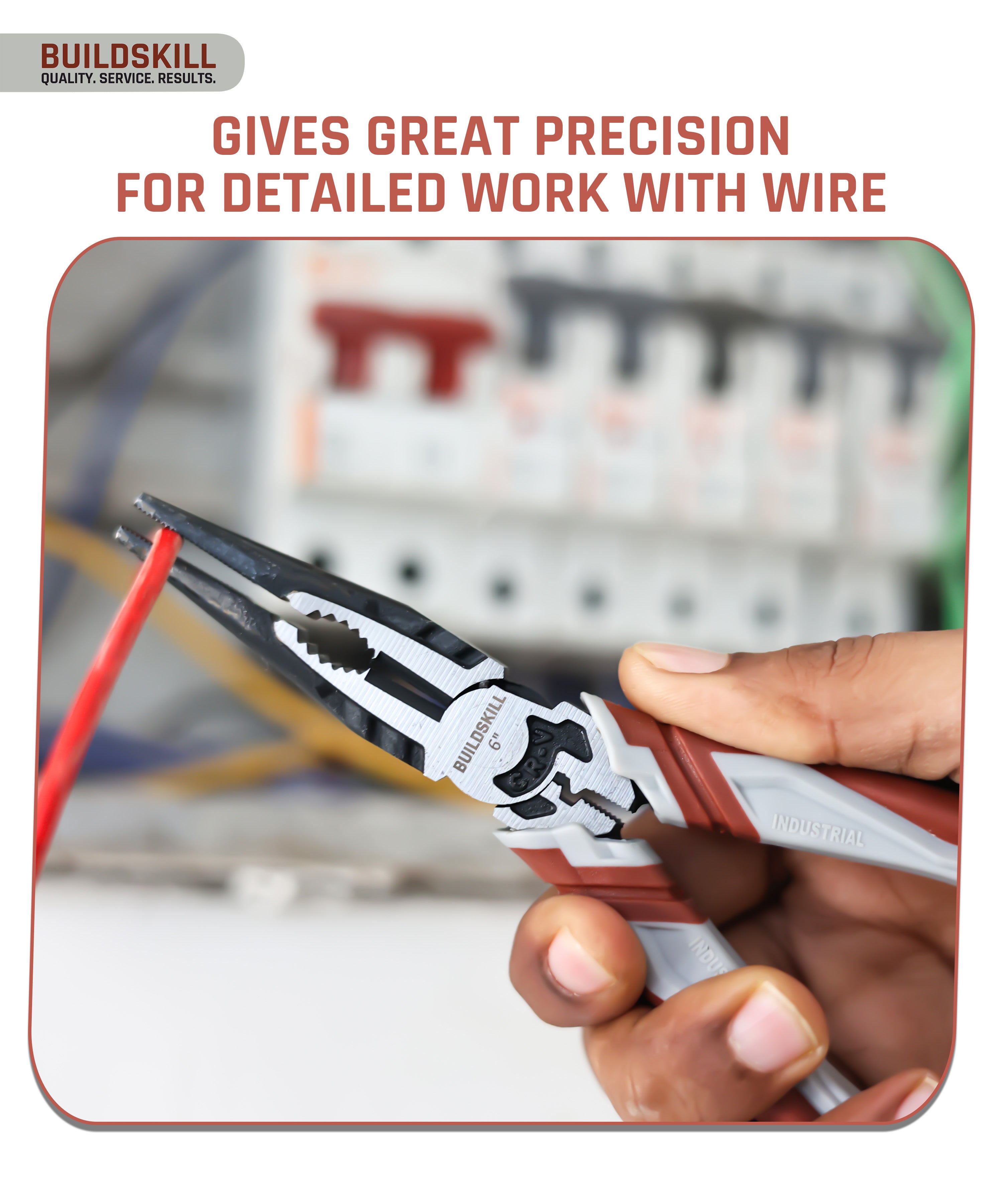 Buildskill 6 Inches CNC Nose Plier