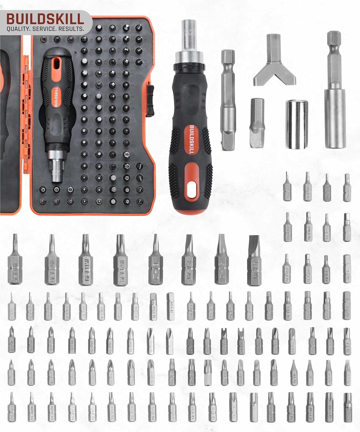 Buildskill 101 Pcs Ratchet Screwdriver Set