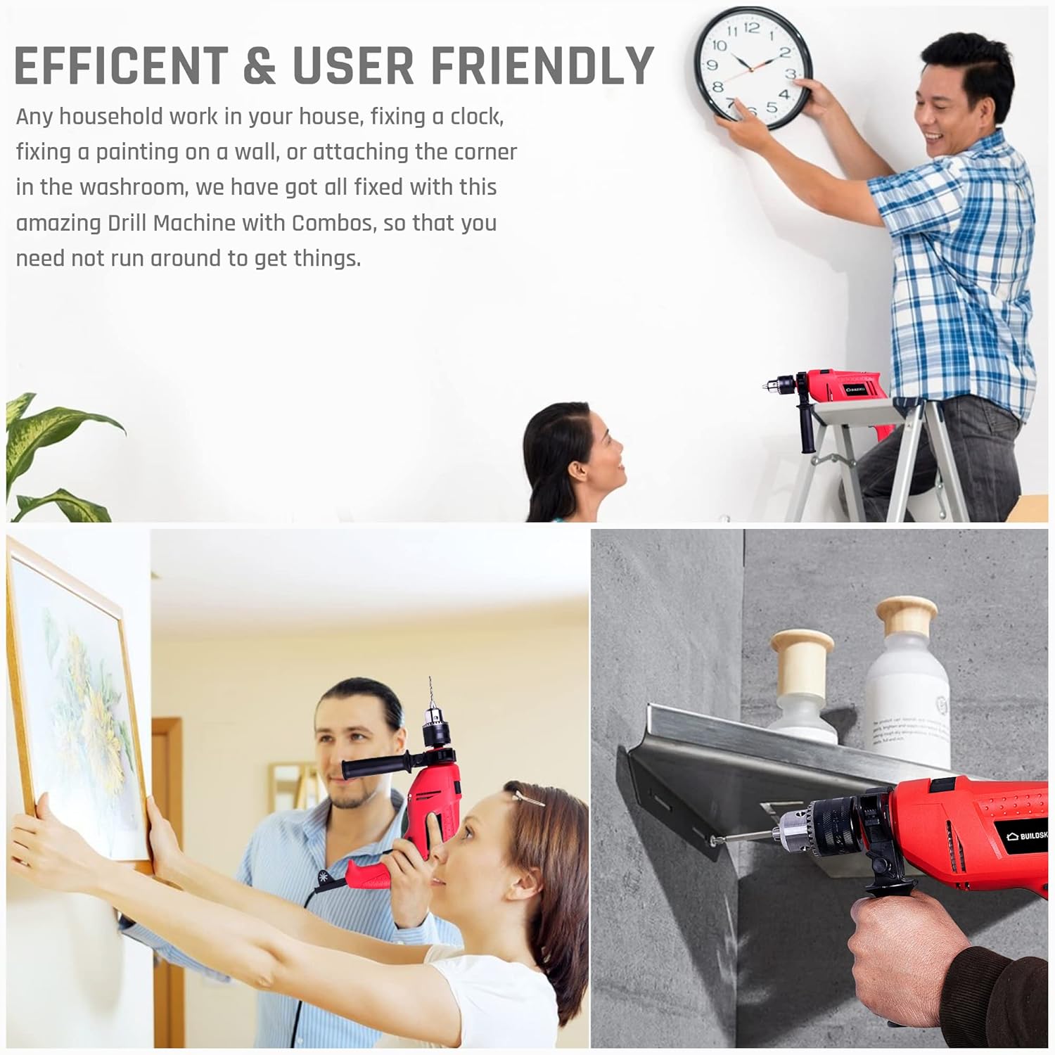 Impact Drill Machine Combo