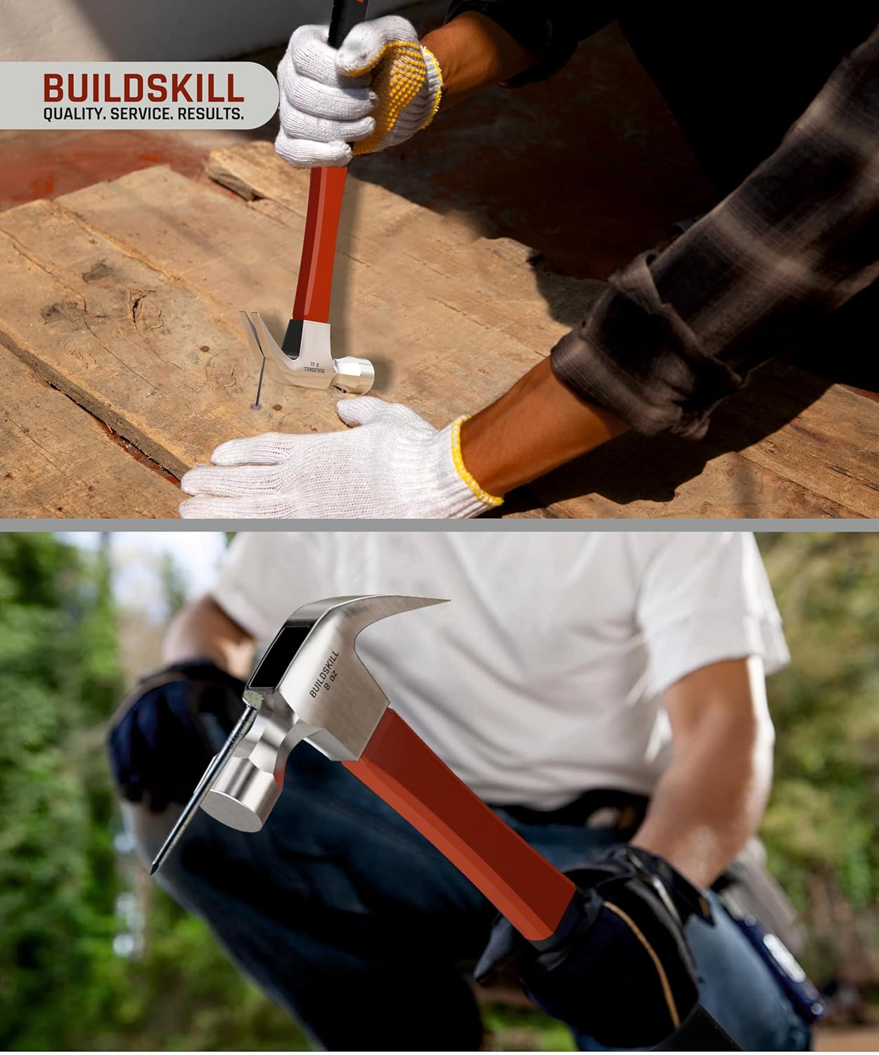 Buildskill Fiberglass 8OZ Hammer – Durable and Lightweight