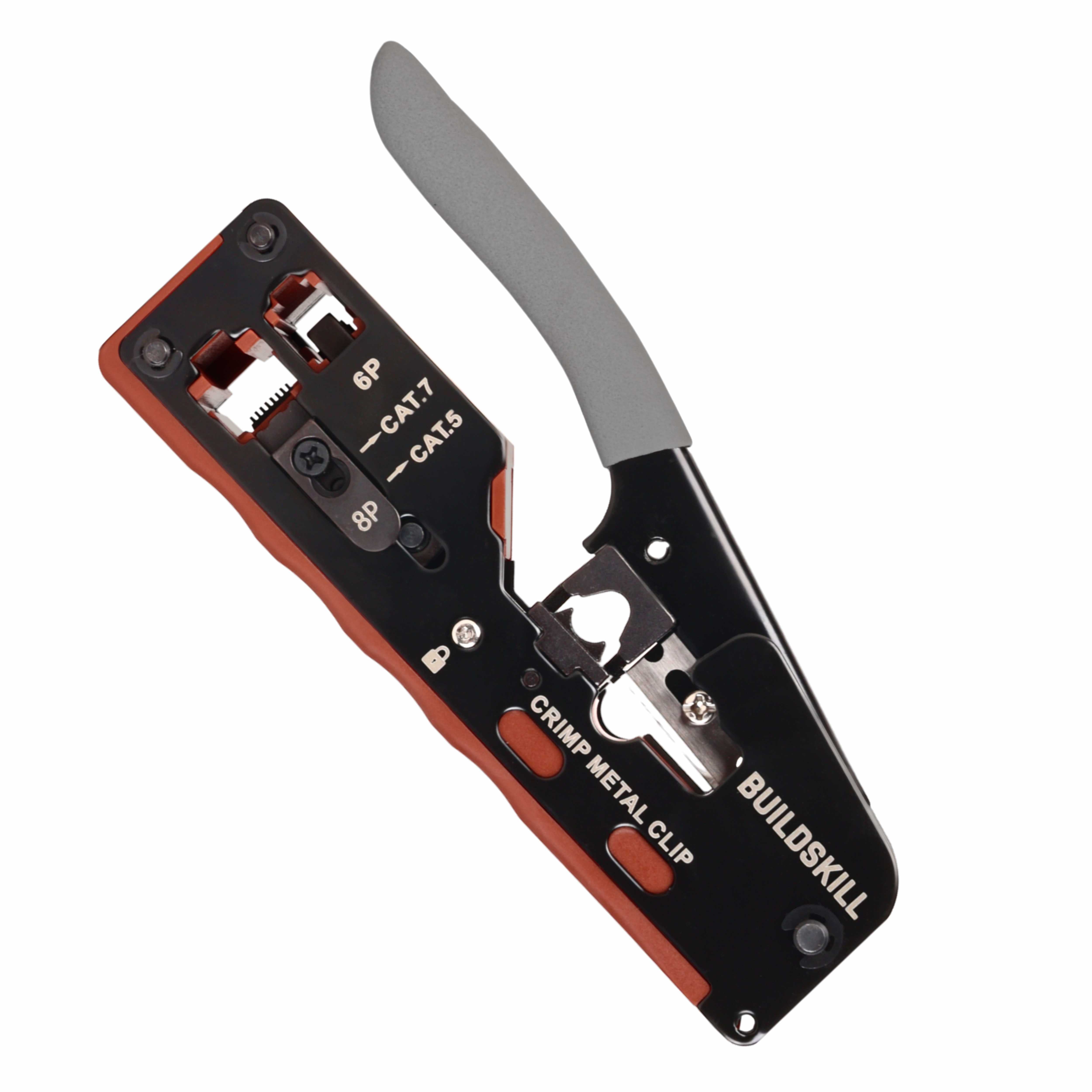 Buildskill 3-in-1 network crimping tool, wire stripper and cutter