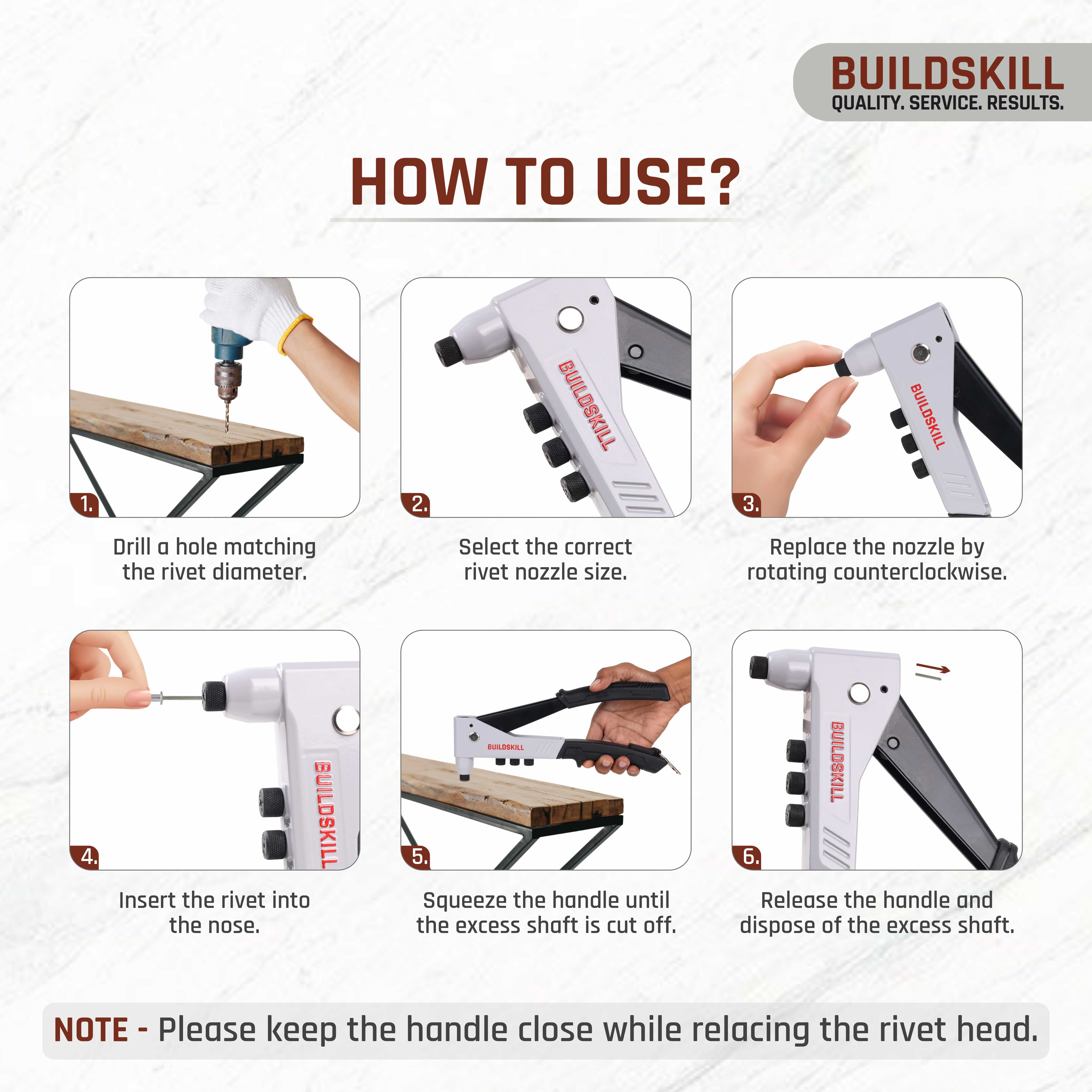 Buildskill Rivet Gun 10.5"