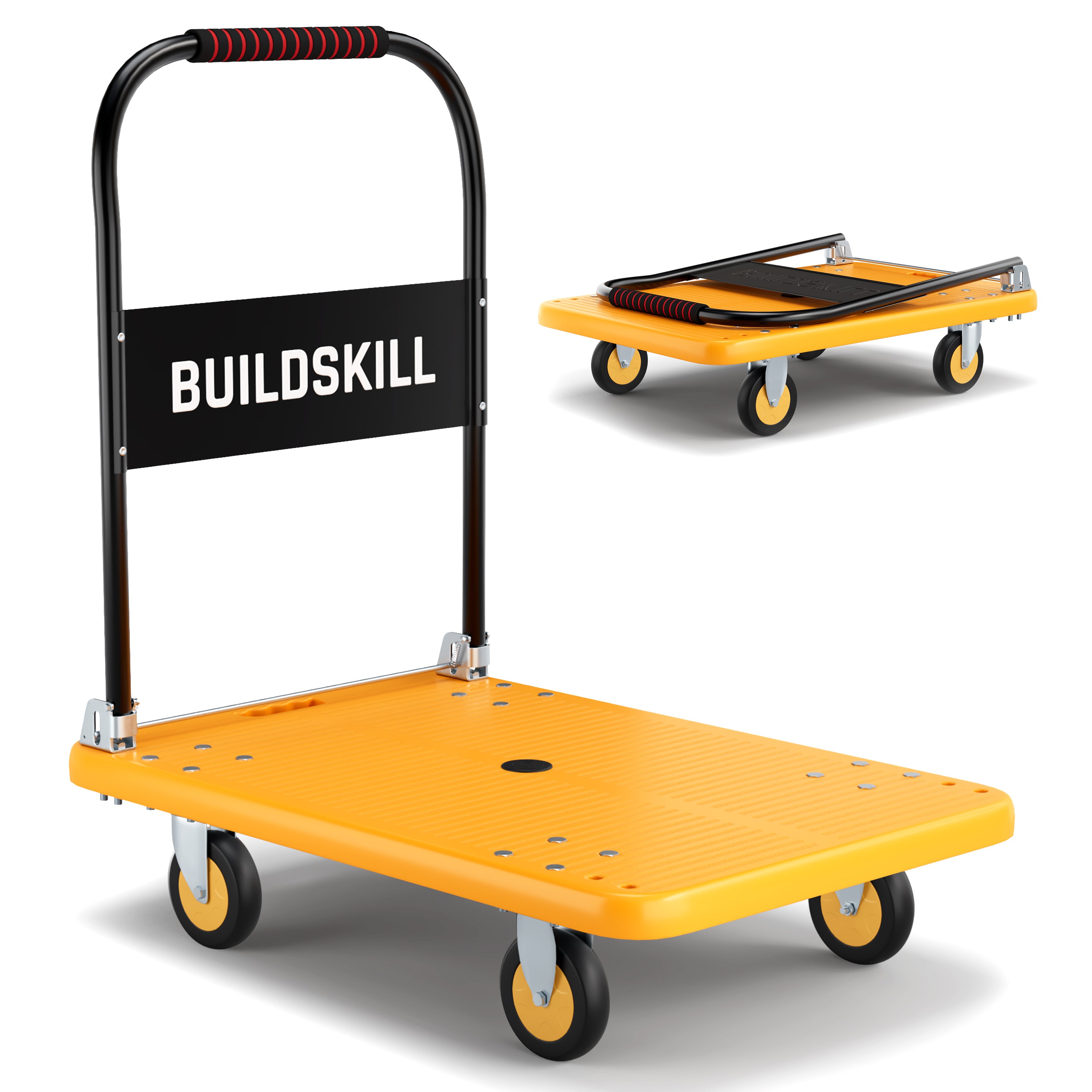 Buildskill Foldable Platform Trolley  150 KG  Load Capacity ( 50X79 )