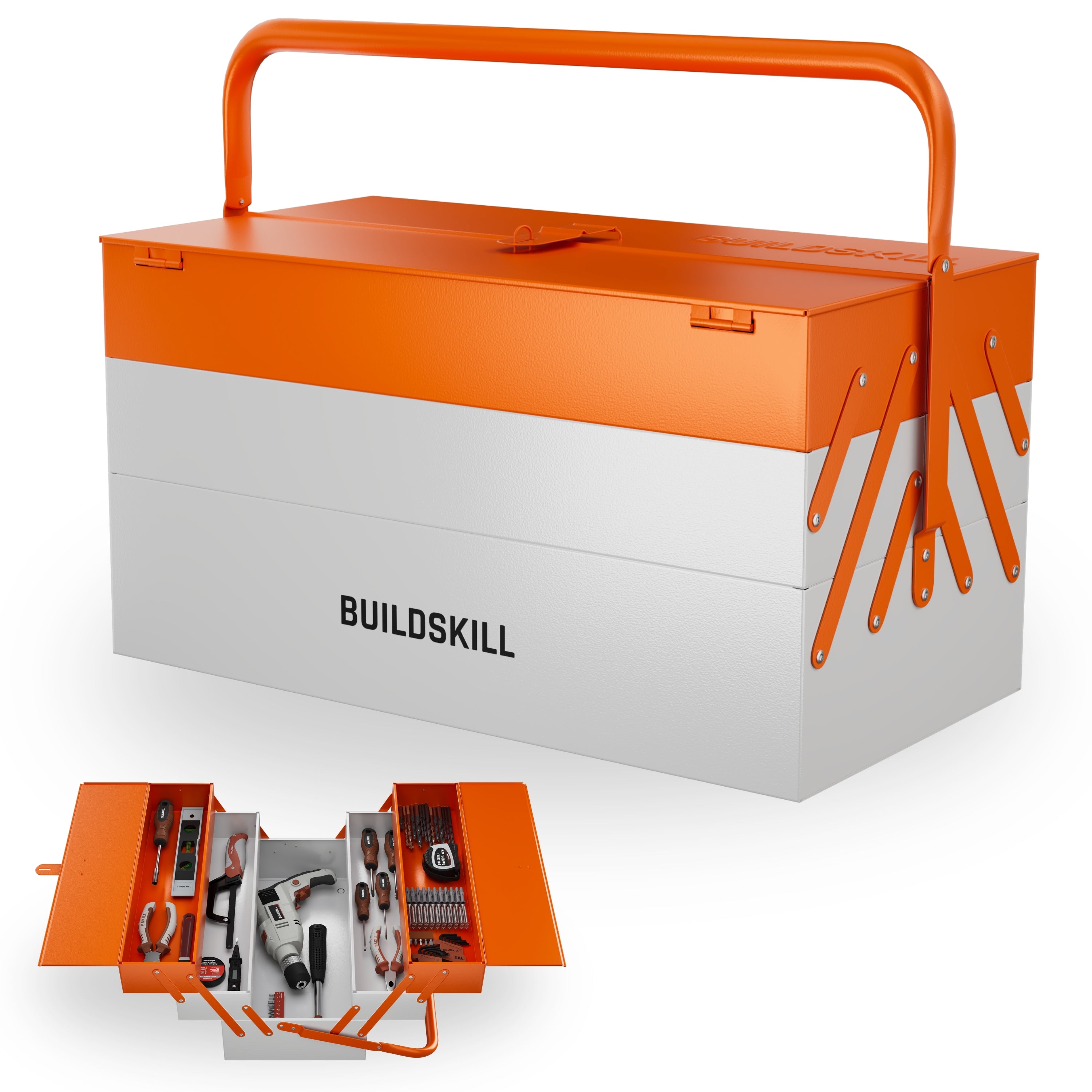 Buildskill 17 Inches Iron Toolbox