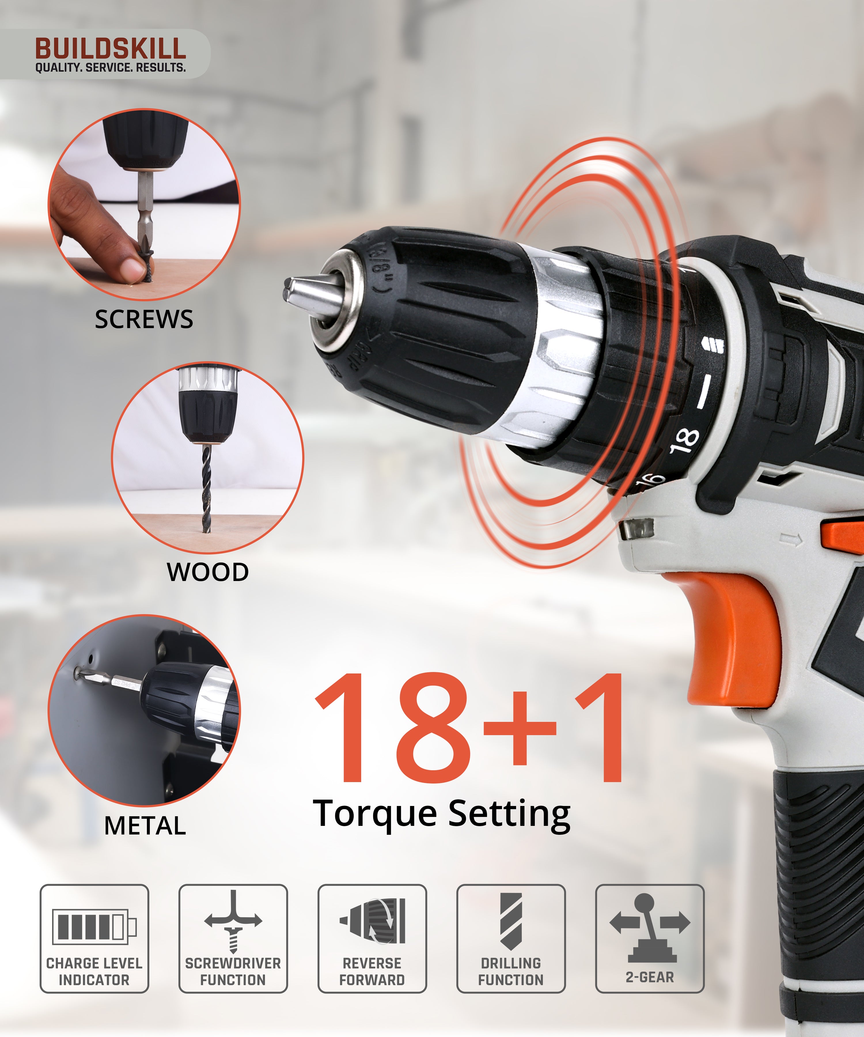 12V Drill BMC Kit (2X1.5B)