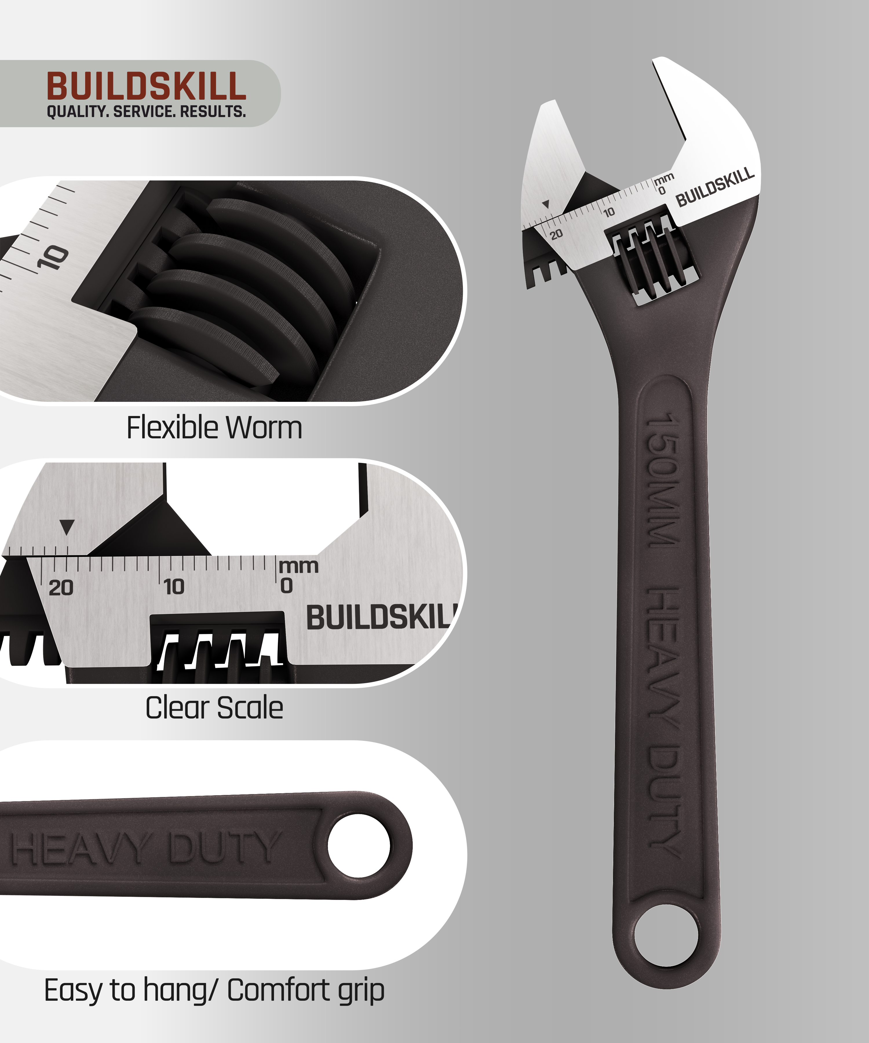 Adjustable Wrench (Phosphate)