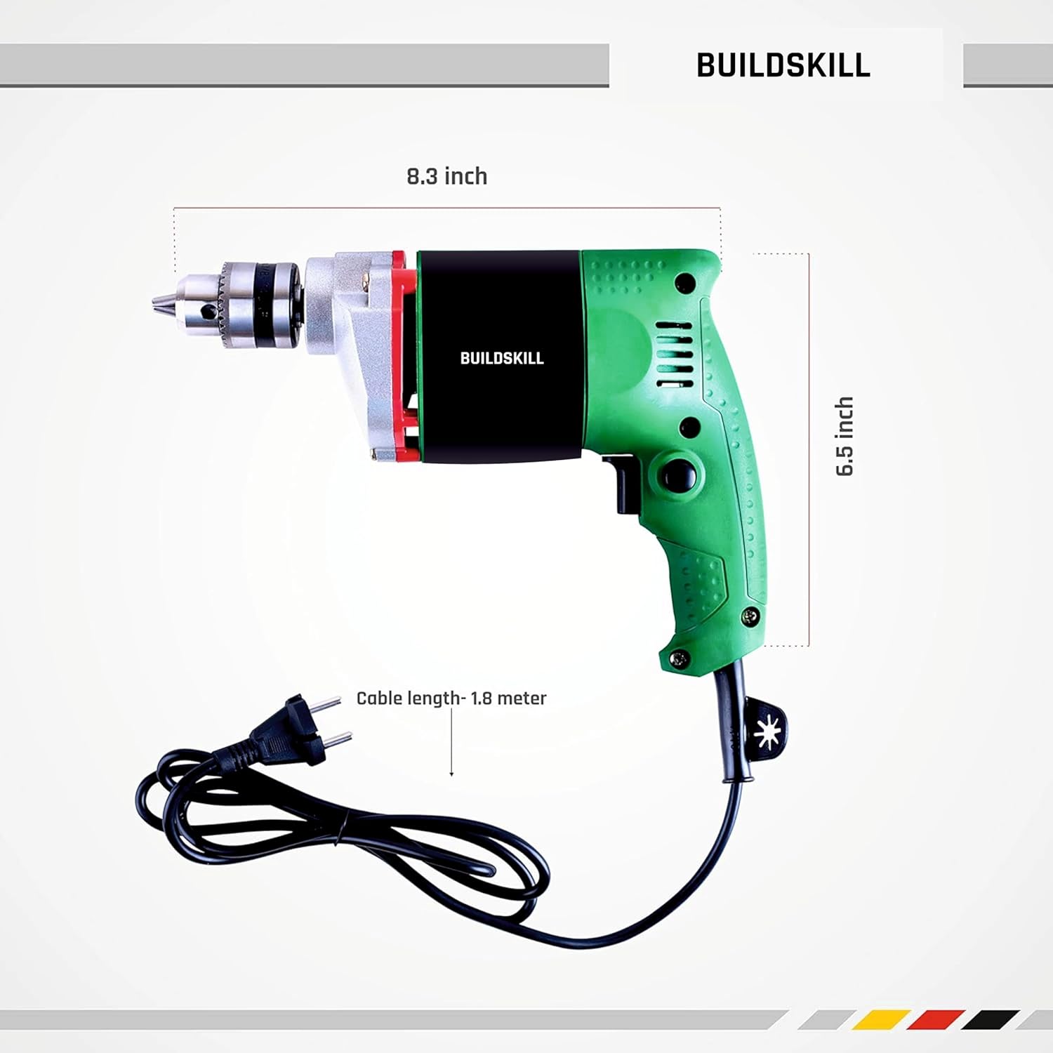 Buildskill 300W Pistol Grip Drill Machine