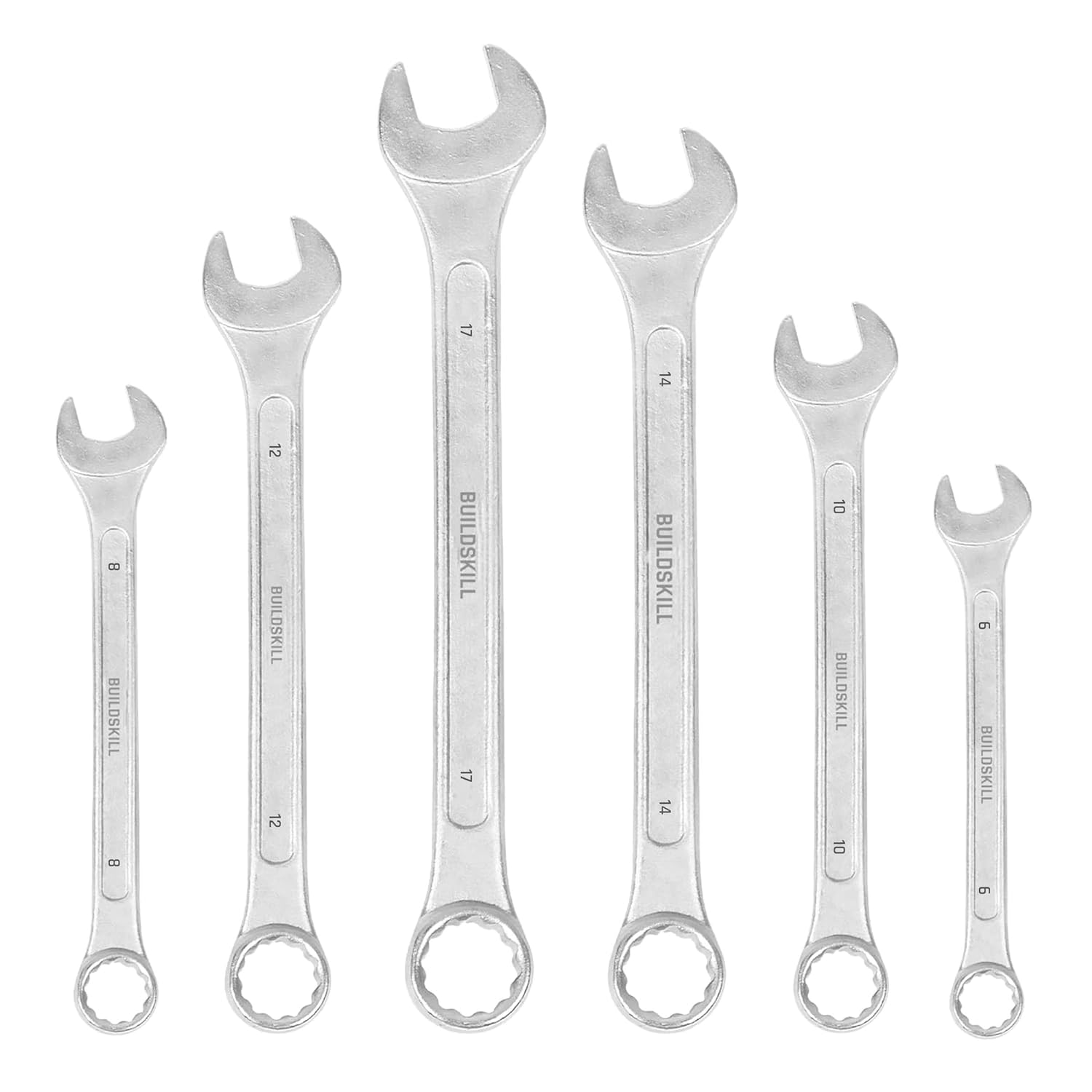 6 pc Comb Spanner Set