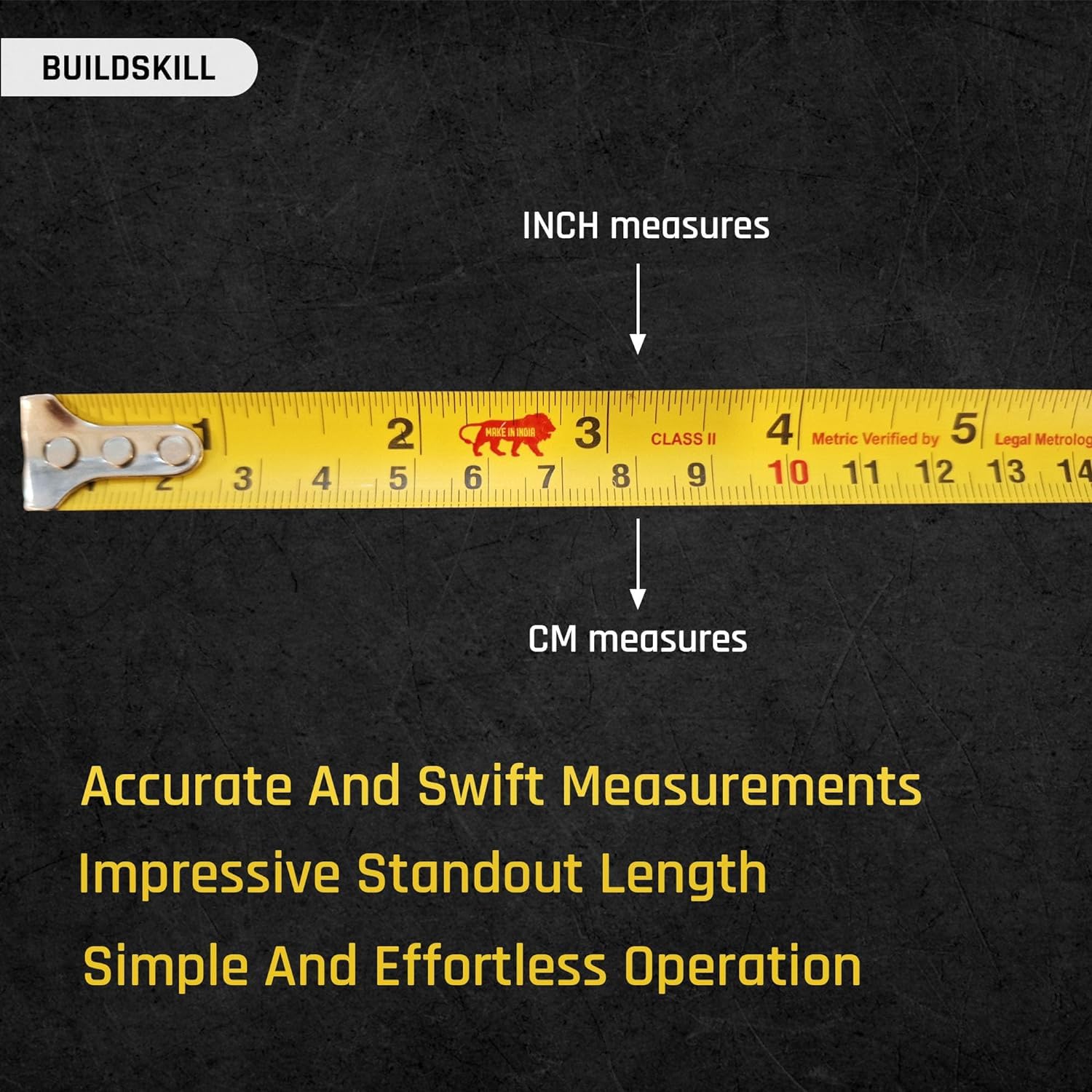 Buildskill 3M Auto Lock Measuring Tape