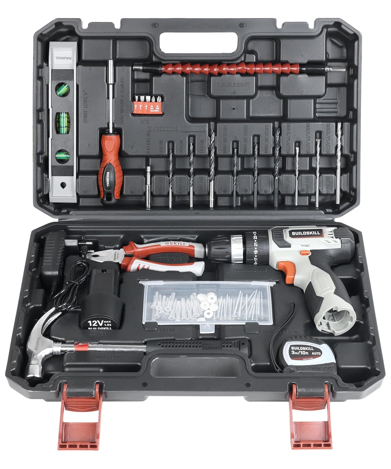 12V Impact Drill Toolkit