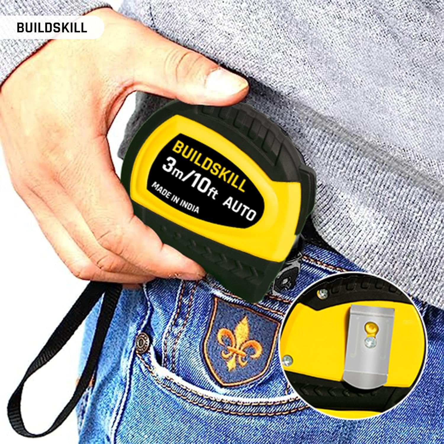 Buildskill 3M Auto Lock Measuring Tape