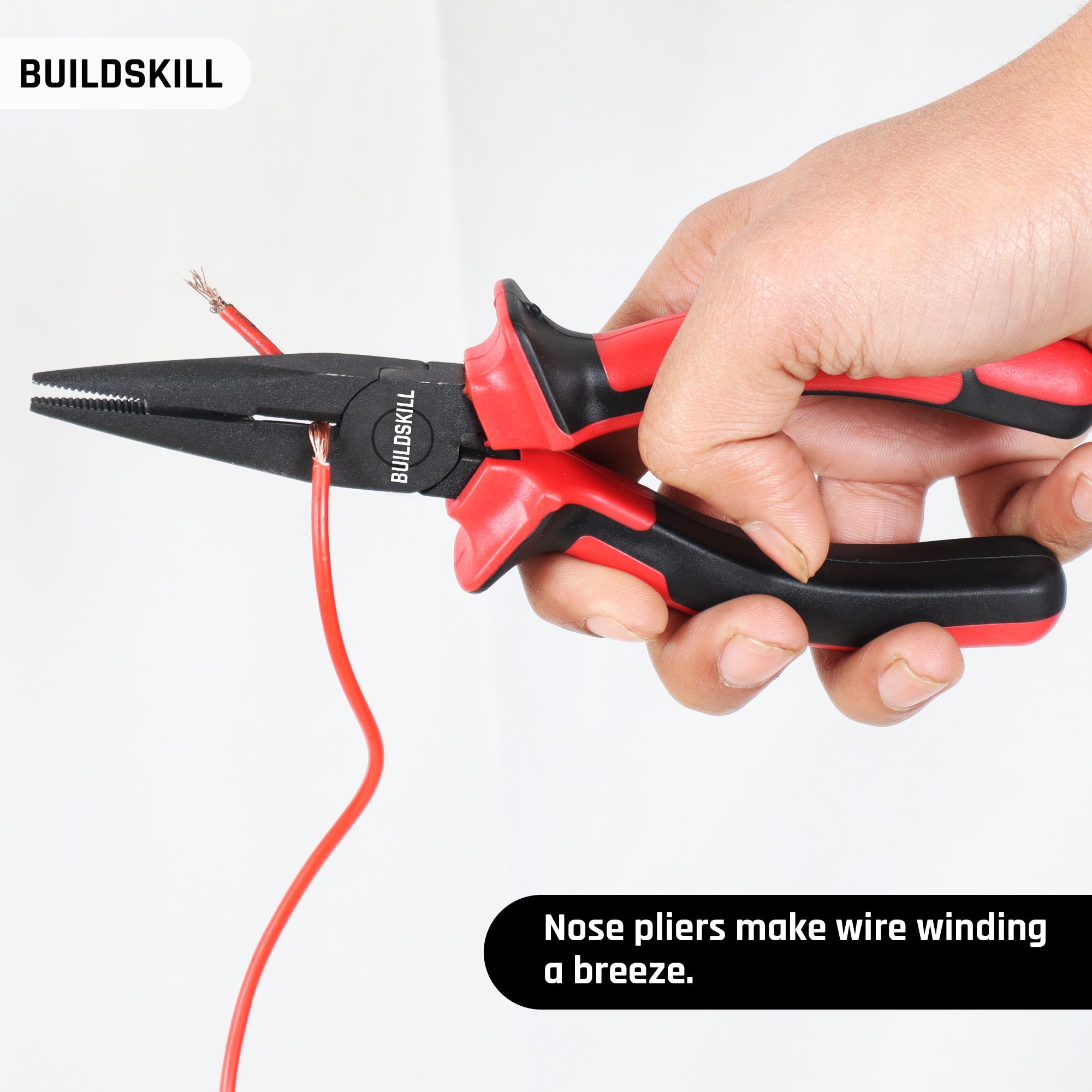 Buildskill Nose Plier (Red)